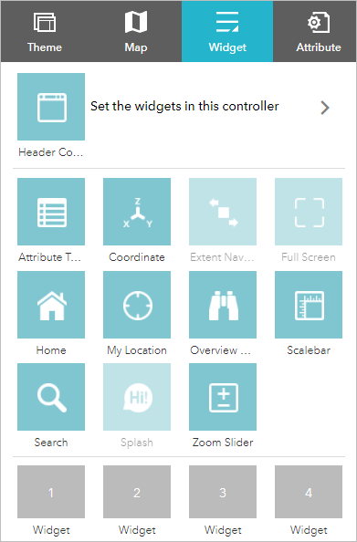 Widget tab with Foldable theme default widgets Widget tab with Foldable theme default widgets